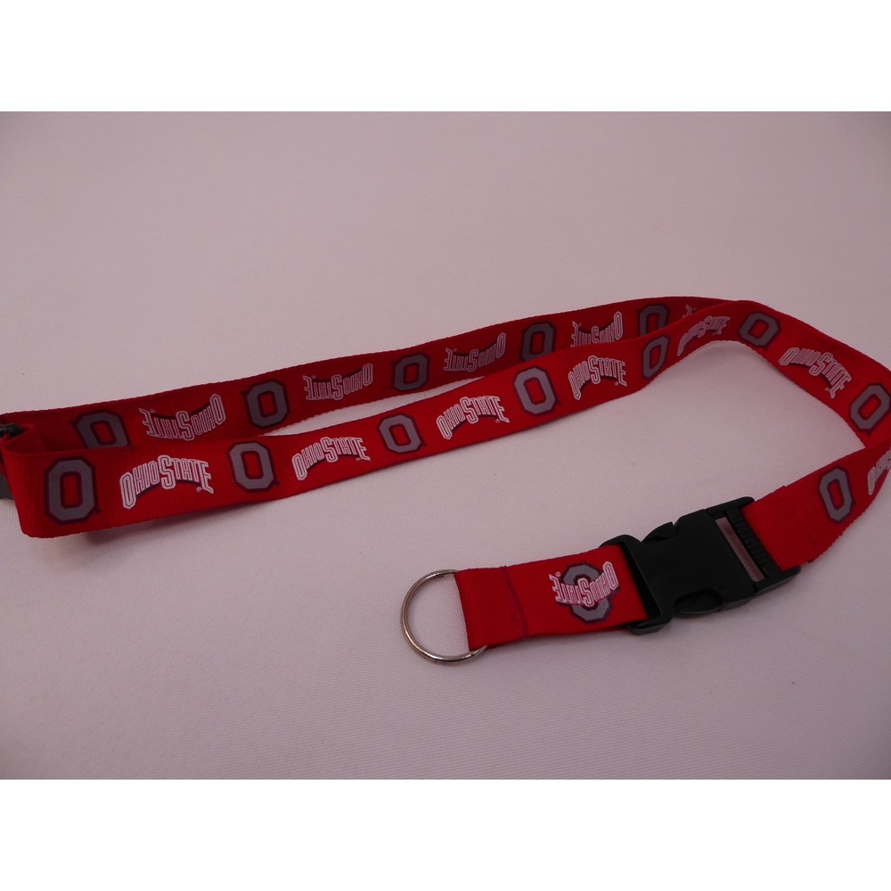 Ohio State University Buckeyes Lanyard Keychain 23" Long and 1" Wide